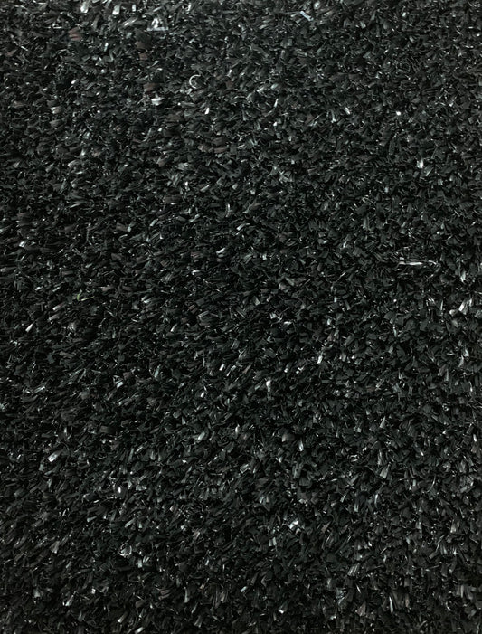 5MM Sport Turf Color: Black (12' by 50')